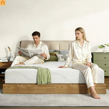 Mattress Memory Foam White King 10in Cooling Gel Washable Cover