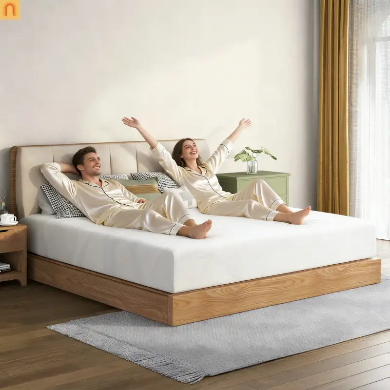 Mattress Memory Foam White King 10in Cooling Gel Washable Cover