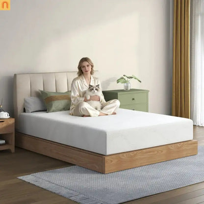 Mattress Memory Foam White Twin 12in Cooling Gel Washable Cover