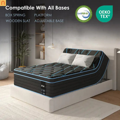 Hybrid Pocket Spring Memory Foam King Mattress 12