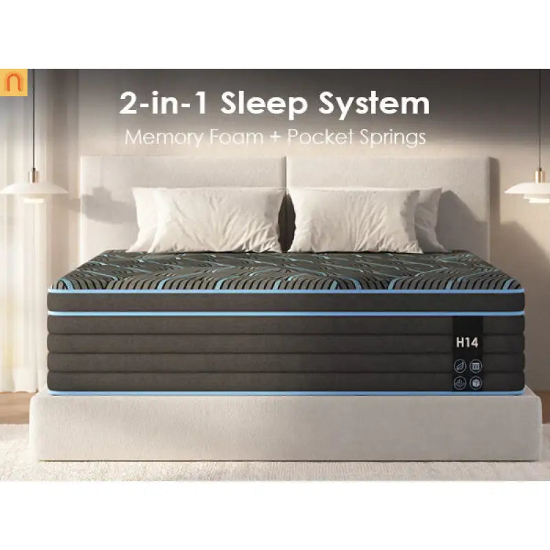 Hybrid Pocket Spring Memory Foam King Mattress 12