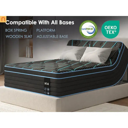 Hybrid Pocket Spring Memory Foam King Mattress 12