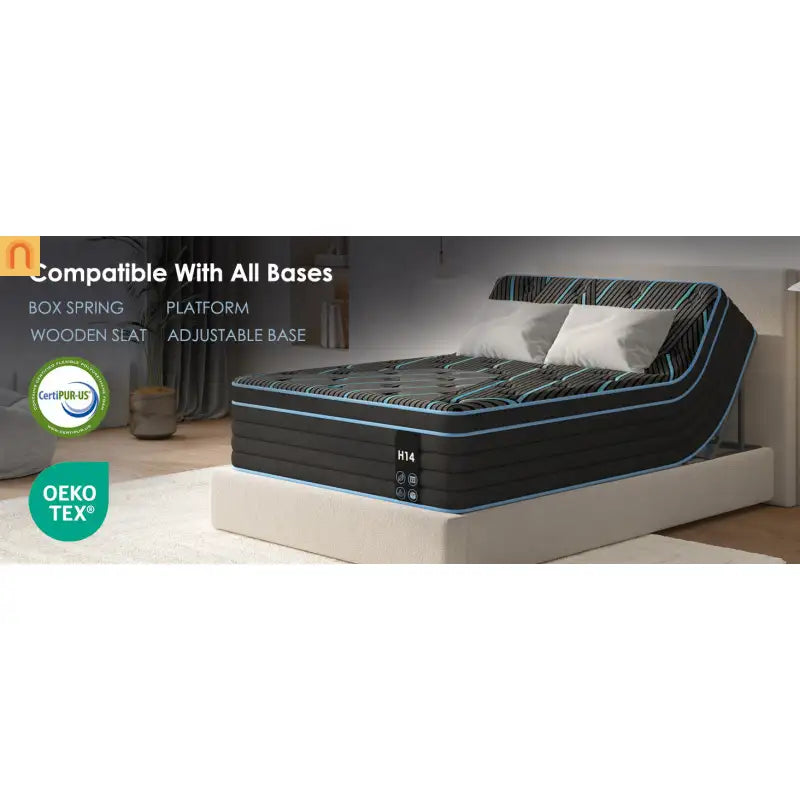 Hybrid Pocket Spring Memory Foam King Mattress 12