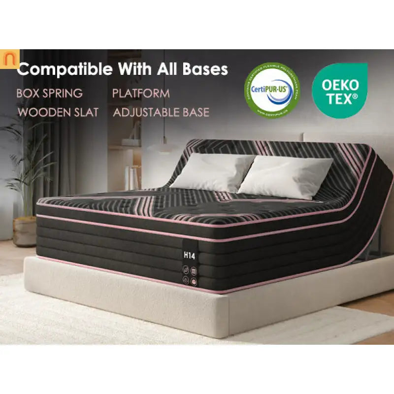 Hybrid Pocket Spring Memory Foam King Mattress 12