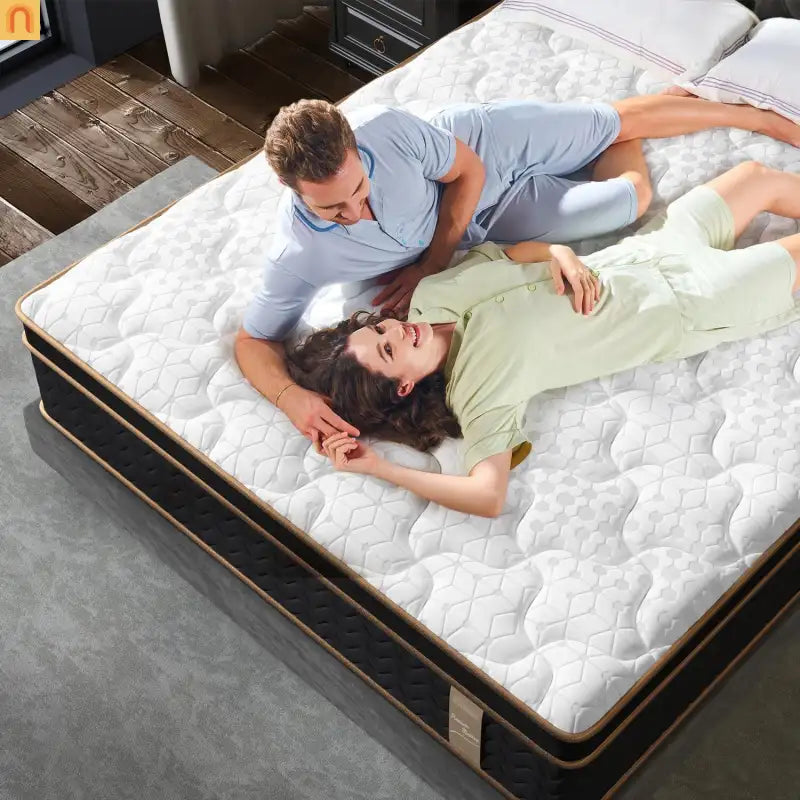 Mattress Hybrid Gel Memory Foam Full 10in Fiberglass Free Edge Support