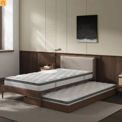 Mattress Hybrid Bonnell Spring Gray Twin 7in Fiberglass Free