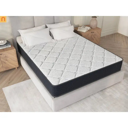 Mattress Hybrid Cooling Gel Plush Gray Full 10in Medium Firm USA