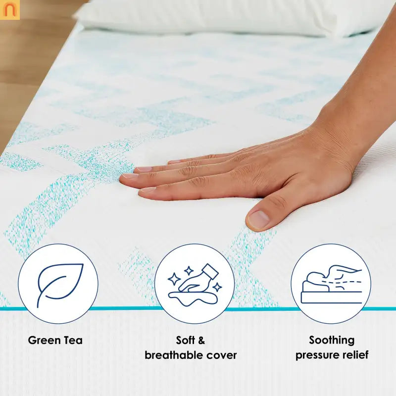 Mattress Gel Memory Foam Medium Firm 8in Short Queen RV