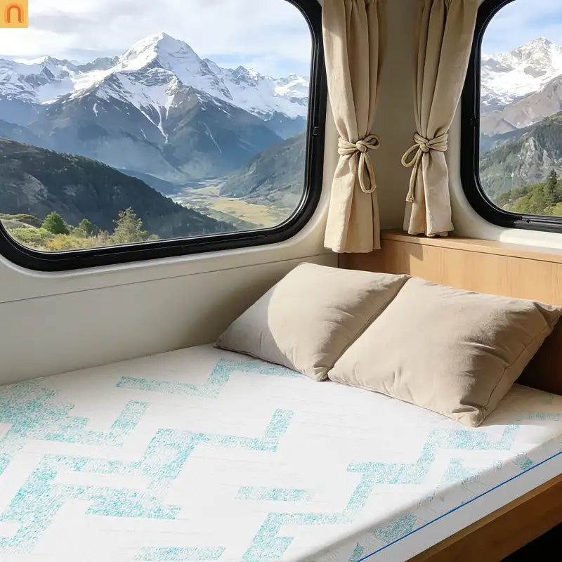 Mattress Gel Memory Foam Medium Firm 8in Short Queen RV