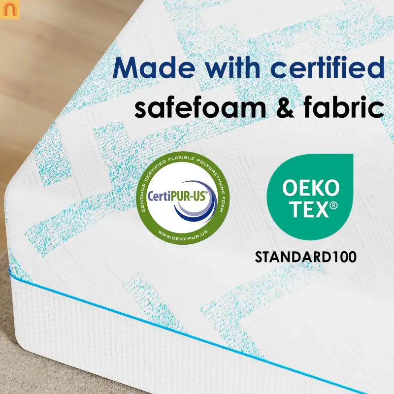 Mattress Memory Foam Short Queen RV 10in Cooling Gel Breathable