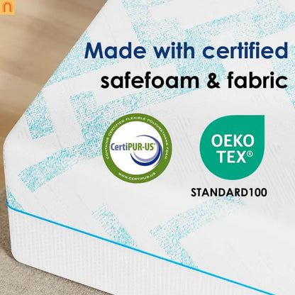 Mattress Memory Foam Short Queen RV 10in Cooling Gel Breathable