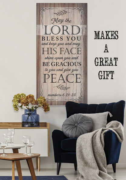 May The Lord Bless - Canvas