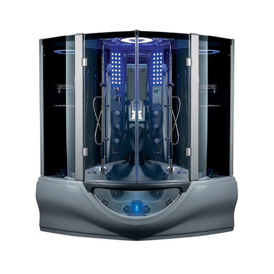 Maya Bath Valencia Steam Shower Massage Bathtub With LCD TV (SAK20479)