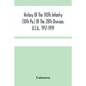 History Of The 110Th Infantry (10Th Pa.) Of The 28Th Division, U.S.A., 1917-1919: A Compilation Of Orders, Citations, Maps, Records And Illustrations - Paperback