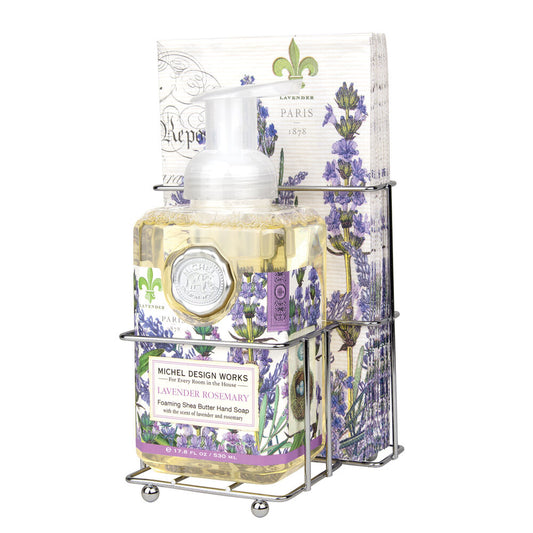 Lavendel Rosmarin Schäumende Handseife / Serviettenhalter