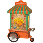 Lighted Spinning Harvest Water Globe Cart