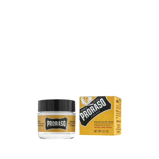 Proraso Beard Wax for Men - Styling & Shaping Mustache Wax, 0.51 fl oz