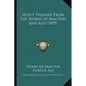 Select Passages From The Works Of Bracton And Azo (1895) - Paperback