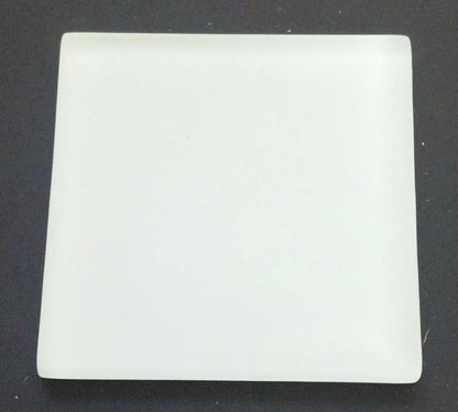 GTE *White* 2''x2'' Testing Touchstone Streak Stone for Gold Silver Jewelry Precious Metal Sterling Acid Solutions 10K 14K 18K 22K .999 24K