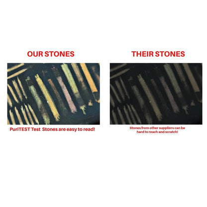 Gold Silver Platinum Testing Touch Scratch Stone Tester Detect Metal Jewelry