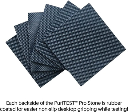 PuriTEST Premium 2x2 White PRO Touch Testing Stone for Gold, Silver & Platinum Jewelry Testing