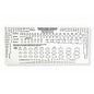 DIAMOND SIZE Chart CARAT Estimator Jeweler tool gemstone Measurement Weight baguette stones cz emeralds marquis pear-shaped round full cuts