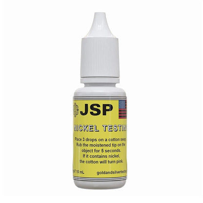 Nickel Metal Testing Solution to Detect Allergy Jewelry Gold Silver Watches Buttons Belts Buckles Dimethylglyoxime Spot Testing