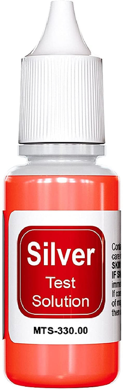 PuriTEST Gold and Silver Jewelry Testing Solutions Kit 10k 14k 18k 22k 24k Scratch Stone Acid Test Scrap Bars Coins