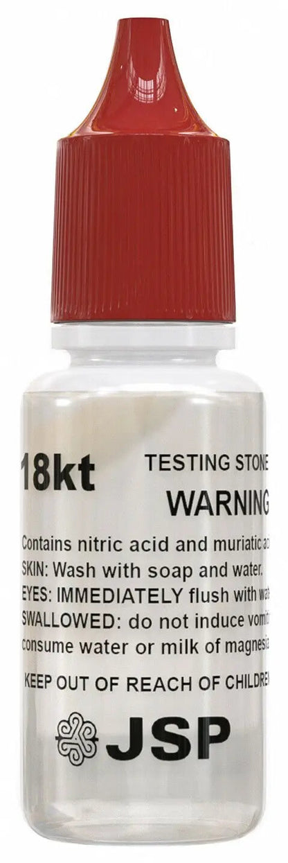 2 Bottles JSP 14k 18k Gold Jewelry Test Acid Bottle Solution Scrap Coins Bars Testing
