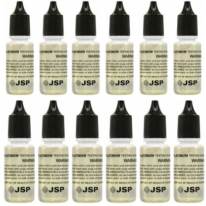 LOT 12 JSP Platinum Metal Test Acid Karat Testing Solution Jewelry Tester Metals