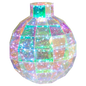 Holographic Holiday Ornament – 9" USB Electric Lighted Sphere -