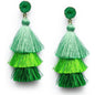 Me&Hz Colorful Layered Tassel Earrings