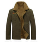 Men Fur Collar Army Tactical Jacket