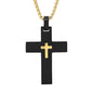 Men's IP Stainless Steel Cross Pendant