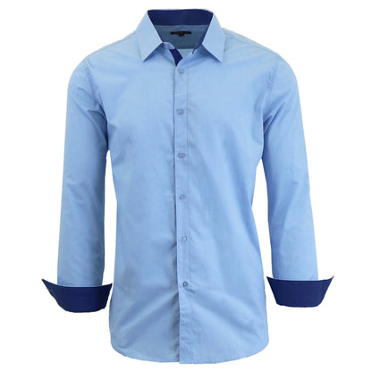 Mens Long Sleeve Dress Shirt