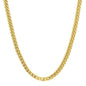 Men's Stainless Steel 18K Gold Plated Franco Link Chain