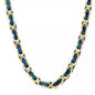 Men's Stainless Steel 24" Byzantine Necklace Chain