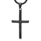 Men's Stainless Steel Crucifix Tube Pendant