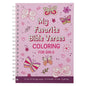 Coloring Book Favorite Bible Verses for Girls Wirebound - Spiral
