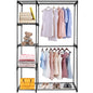 Metal Closet Deluxe Double Rod