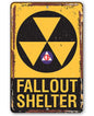 Fallout Shelter - Metal Sign