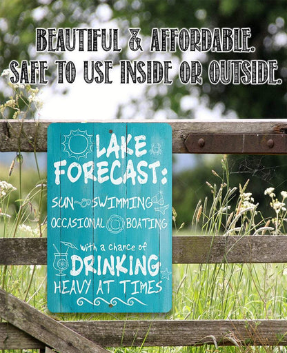 Lake Forecast - Metal Sign