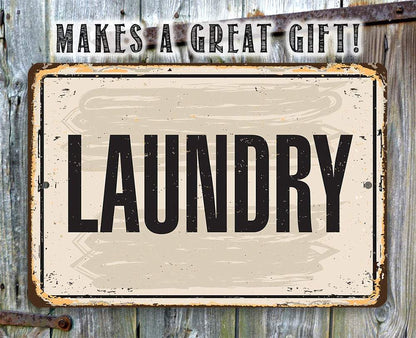 Laundry - Metal Sign