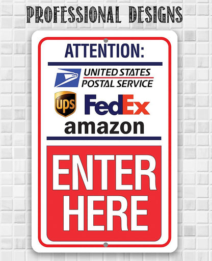 Postal Sign - Metal Sign