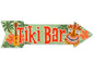 Tiki Bar - Directional Arrow - Metal Sign