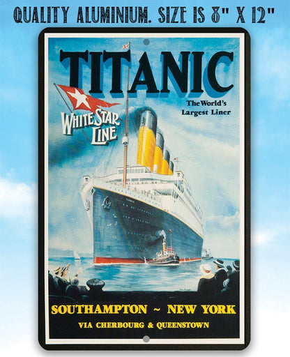 Titanic Poster - Metal Sign