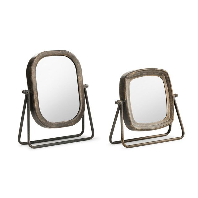Metal Tabletop Mirror
