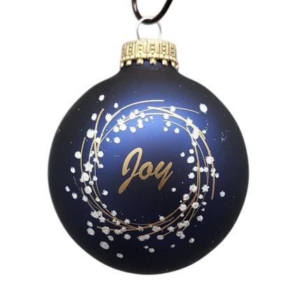 Krebs Value Glass Ball 4 pack - Joyful Wishes