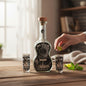 Mexican Tequila Decanter Set | Guitar Design with Shot Glasses