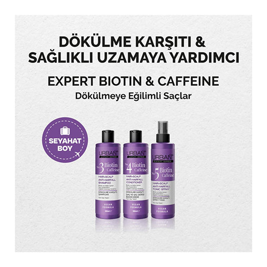 Urban Care Expert Biotin & Caffeine Hair Tonic for Hair Loss - 3.38 fl oz, Vegan & Natural Hair Care